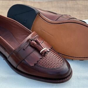 Allen Edmonds Men's Dark Brown Tassel Loafers Sz 8.5 D New!